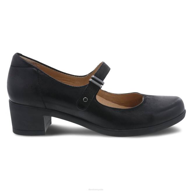 Mary Janes Dansko 4FJX156 calista mujer nubuck negro bruñido - Image 2