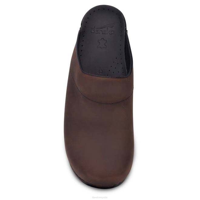 mocasines y slip-on Dansko 4FJX279 carlos hombres marrón antiguo aceitado - Image 5