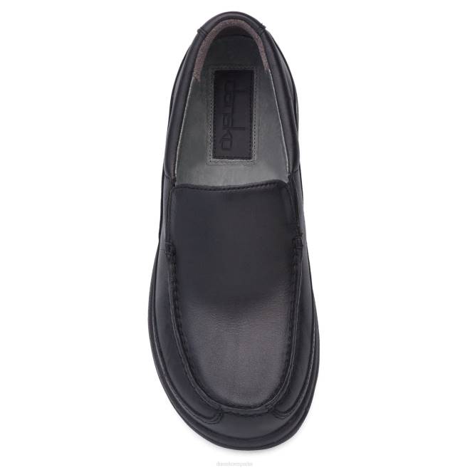 mocasines y slip-on Dansko 4FJX281 wayne hombres grano completo negro - Image 5