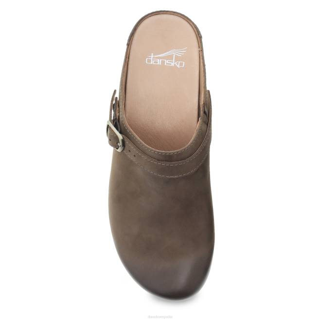 mules y slip-ons Dansko 4FJX165 baya mujer nubuck bruñido en forma de seta - Image 5