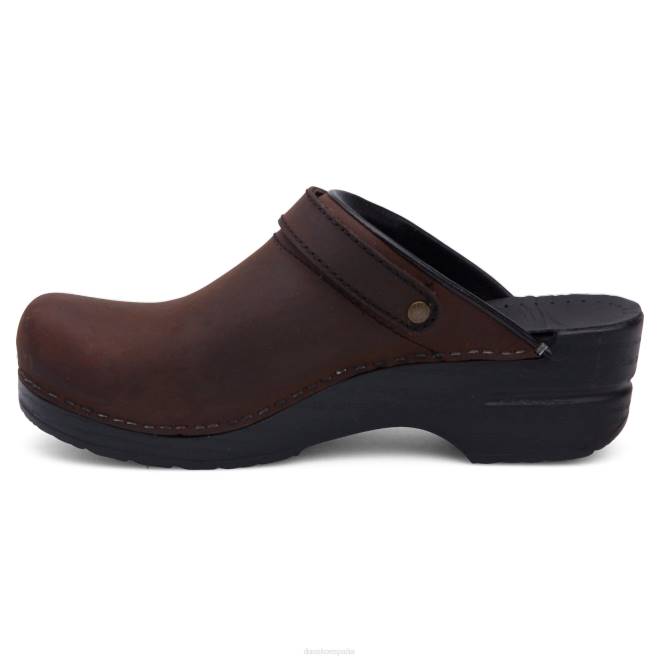 mules y slip-ons Dansko 4FJX170 ingrid mujer marrón antiguo/negro - Image 2