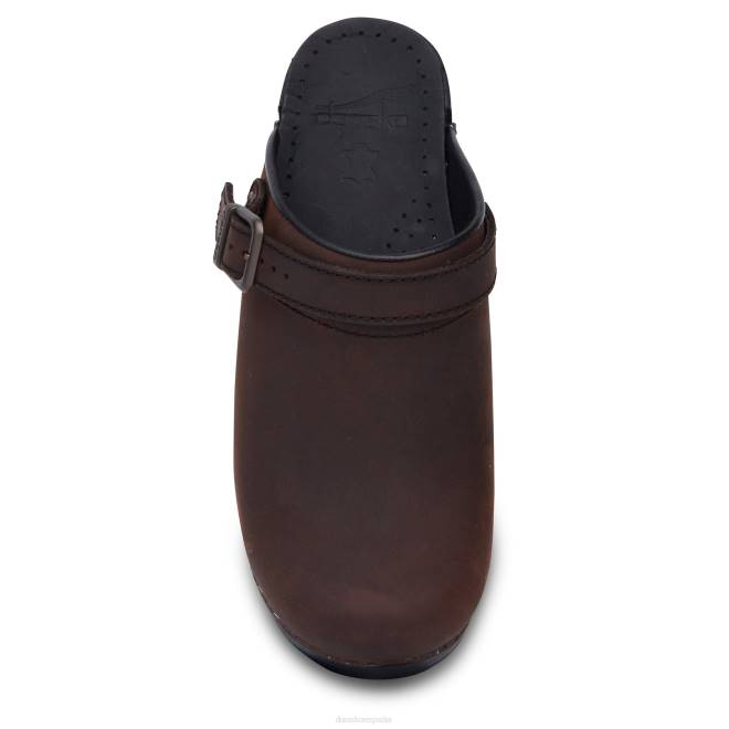 mules y slip-ons Dansko 4FJX170 ingrid mujer marrón antiguo/negro - Image 5