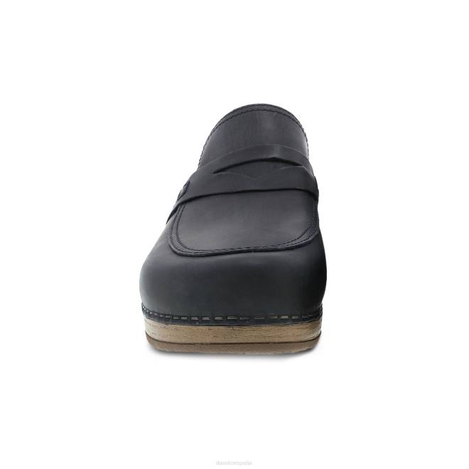 mules y slip-ons Dansko 4FJX174 bel mujer pull up aceitado negro - Image 3
