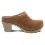 mules y slip-ons Dansko 4FJX182 sammy mujer nubuck bronceado - Image 2