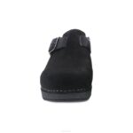 mules y slip-ons Dansko 4FJX183 caia mujer Nubuck molido negro - Image 3