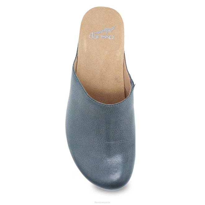 mules y slip-ons Dansko 4FJX186 Talulah mujer denim fresado bruñido - Image 6