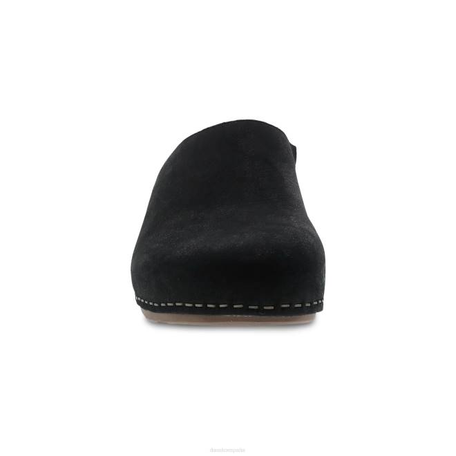 mules y slip-ons Dansko 4FJX187 Talulah mujer Nubuck molido negro - Image 3