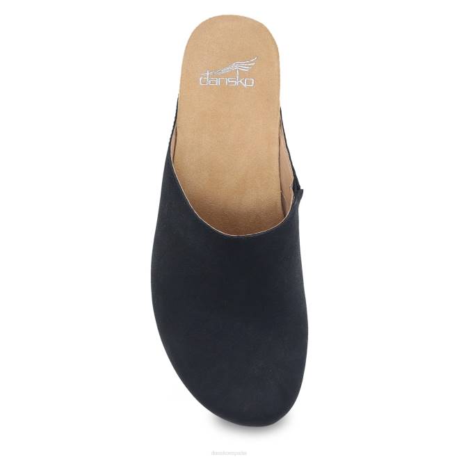 mules y slip-ons Dansko 4FJX187 Talulah mujer Nubuck molido negro - Image 5