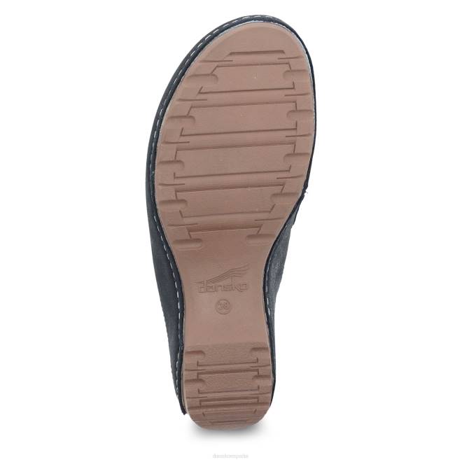 mules y slip-ons Dansko 4FJX187 Talulah mujer Nubuck molido negro - Image 6