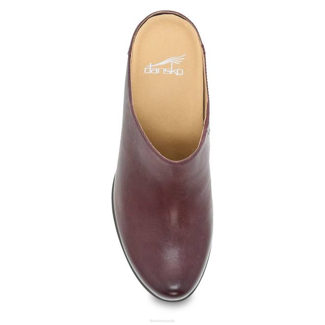mules y slip-ons Dansko 4FJX291 llevar mujer nubuck vino bruñido - Image 5