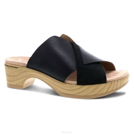 sandalias Dansko 4FJX112 Miri mujer negro multi