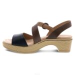 sandalias Dansko 4FJX114 Marjory mujer napa negra abatanada - Image 2