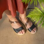 sandalias Dansko 4FJX114 Marjory mujer napa negra abatanada - Image 3