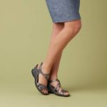 sandalias Dansko 4FJX115 adison mujer peltre metalizado envejecido - Image 3