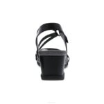 sandalias Dansko 4FJX116 adison mujer cuero esmaltado negro - Image 4