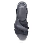 sandalias Dansko 4FJX116 adison mujer cuero esmaltado negro - Image 5