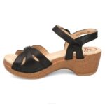 sandalias Dansko 4FJX120 estación mujer grano completo negro - Image 2