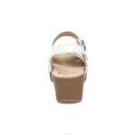 sandalias Dansko 4FJX121 estación mujer grano completo blanco - Image 4