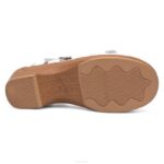 sandalias Dansko 4FJX121 estación mujer grano completo blanco - Image 6