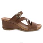 sandalias Dansko 4FJX124 Ana mujer cuero bronceado - Image 2