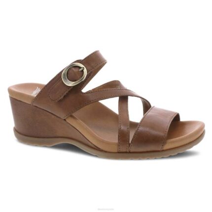 sandalias Dansko 4FJX124 Ana mujer cuero bronceado