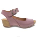 sandalias Dansko 4FJX126 tiana mujer nubuck bruñido rubor - Image 2
