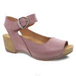 sandalias Dansko 4FJX126 tiana mujer nubuck bruñido rubor