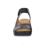 sandalias Dansko 4FJX127 tiana mujer becerro negro bruñido - Image 3