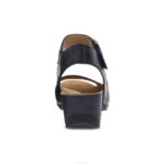 sandalias Dansko 4FJX127 tiana mujer becerro negro bruñido - Image 4