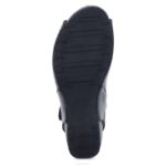 sandalias Dansko 4FJX127 tiana mujer becerro negro bruñido - Image 6