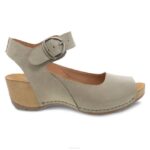 sandalias Dansko 4FJX128 tiana mujer nubuck caqui bruñido - Image 2