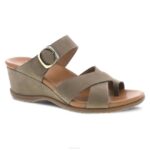 sandalias Dansko 4FJX131 Aubree mujer nubuck topo