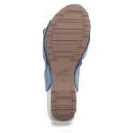 sandalias Dansko 4FJX132 Tricia mujer azul fresado bruñido - Image 6