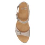 sandalias Dansko 4FJX133 Tricia mujer lino fresado bruñido - Image 5