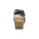 sandalias Dansko 4FJX134 Tricia mujer negro fresado bruñido - Image 4