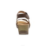 sandalias Dansko 4FJX135 Tricia mujer marrón fresado bruñido - Image 5