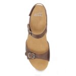 sandalias Dansko 4FJX135 Tricia mujer marrón fresado bruñido - Image 6