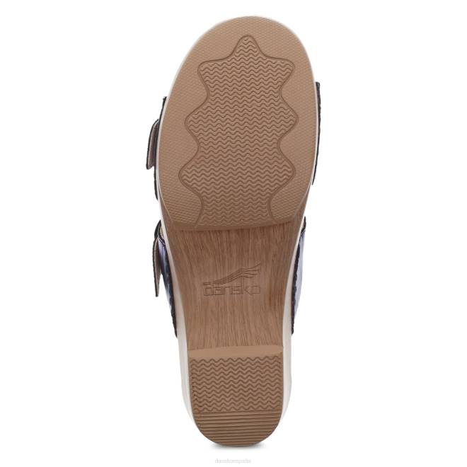 sandalias Dansko 4FJX136 raya metalica sophie mujer cuero con rayas metalizadas - Image 6
