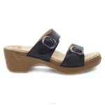 sandalias Dansko 4FJX137 Sophie mujer grano completo negro - Image 2
