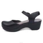 sandalias Dansko 4FJX139 Sam mujer plena flor suave negra - Image 2