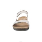 sandalias Dansko 4FJX140 Ronda mujer nubuck molido marfil - Image 3