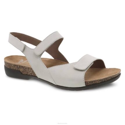 sandalias Dansko 4FJX140 Ronda mujer nubuck molido marfil