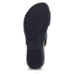 sandalias Dansko 4FJX141 Ronda mujer negro ceroso bruñido - Image 6