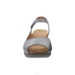 sandalias Dansko 4FJX142 marcy mujer cuero metalizado peltre - Image 3