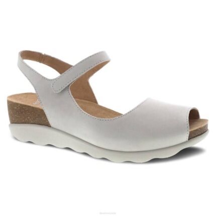 sandalias Dansko 4FJX145 marcy mujer nubuck molido marfil