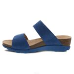 sandalias Dansko 4FJX149 loco mujer Nubuck fresado azul - Image 2