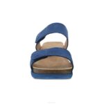 sandalias Dansko 4FJX149 loco mujer Nubuck fresado azul - Image 3