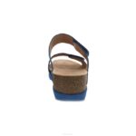 sandalias Dansko 4FJX149 loco mujer Nubuck fresado azul - Image 4