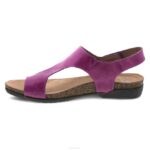 sandalias Dansko 4FJX58 reece mujer bruñido ceroso magenta - Image 2