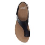 sandalias Dansko 4FJX61 reece mujer negro ceroso bruñido - Image 5